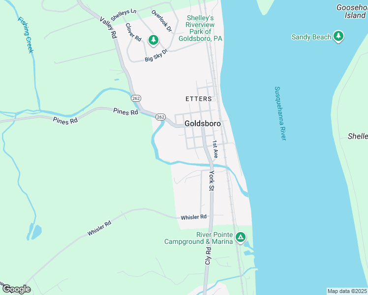 map of restaurants, bars, coffee shops, grocery stores, and more near 56 South Kister Street in Goldsboro