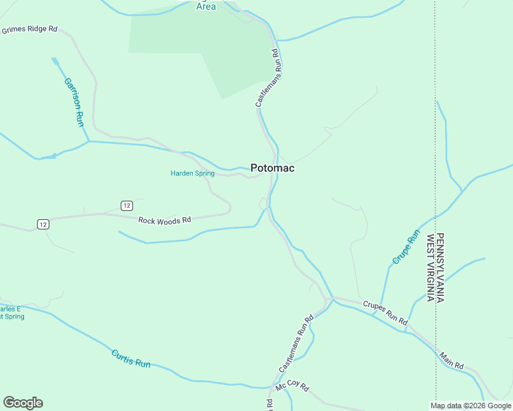 map of restaurants, bars, coffee shops, grocery stores, and more near 2233 Castlemans Run Road in Valley Grove