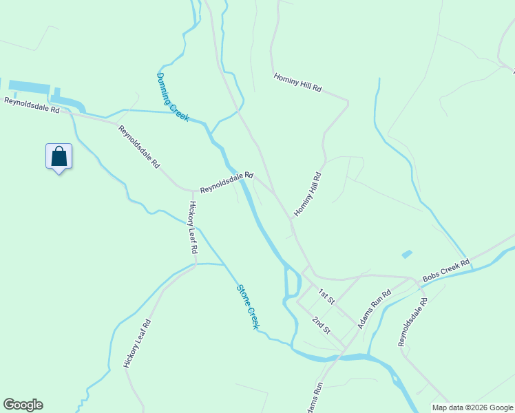 map of restaurants, bars, coffee shops, grocery stores, and more near 2389-2433 Reynoldsdale Road in New Paris