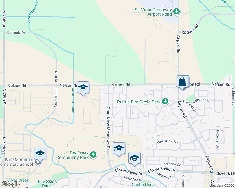 map of restaurants, bars, coffee shops, grocery stores, and more near in Longmont