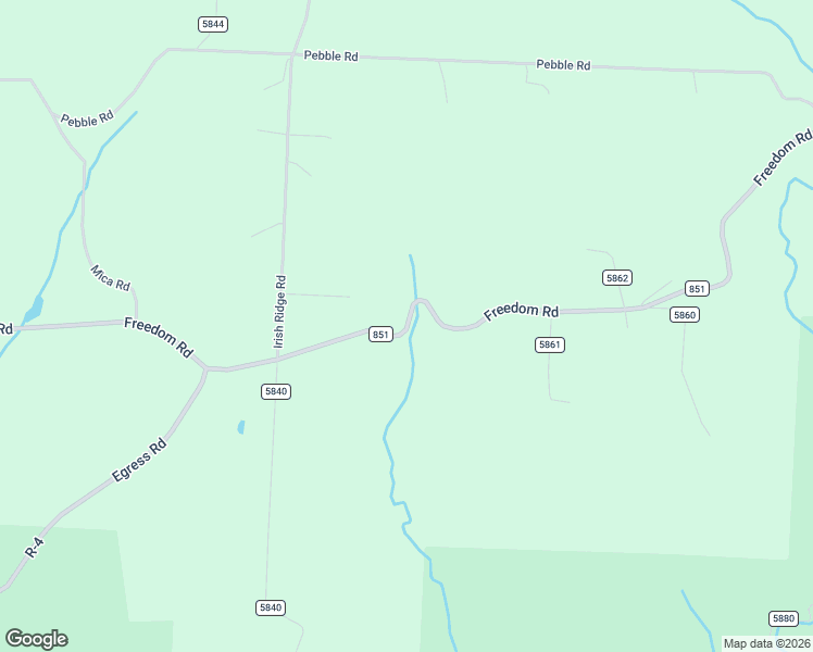map of restaurants, bars, coffee shops, grocery stores, and more near 14216 Freedom Road in Kimbolton