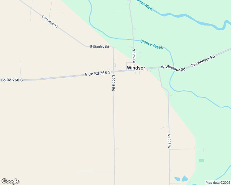 map of restaurants, bars, coffee shops, grocery stores, and more near 835 South Co Road 900 East in Parker City