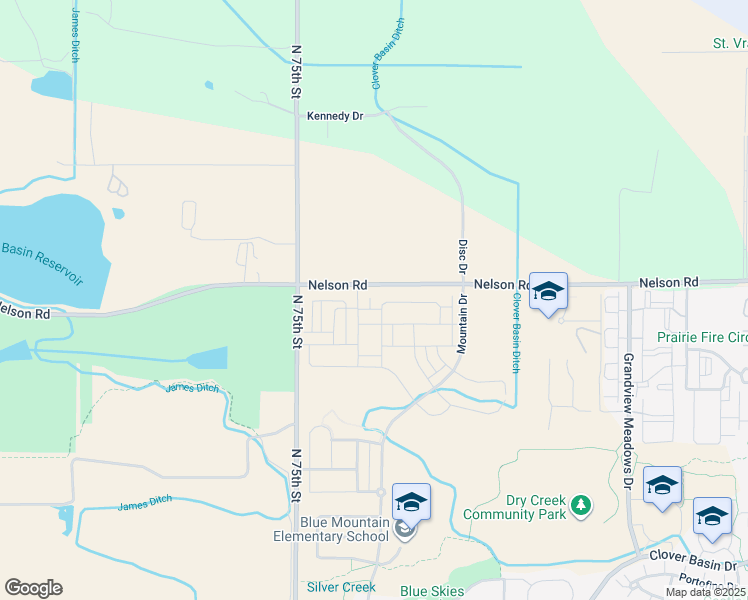 map of restaurants, bars, coffee shops, grocery stores, and more near 616 West Grange Court in Longmont