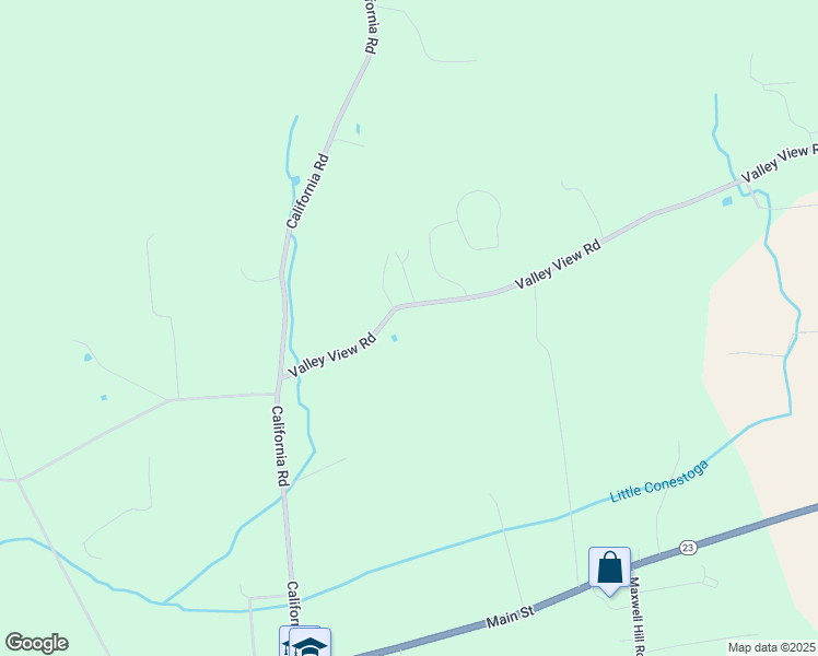 map of restaurants, bars, coffee shops, grocery stores, and more near 2560 Valley View Road in Morgantown