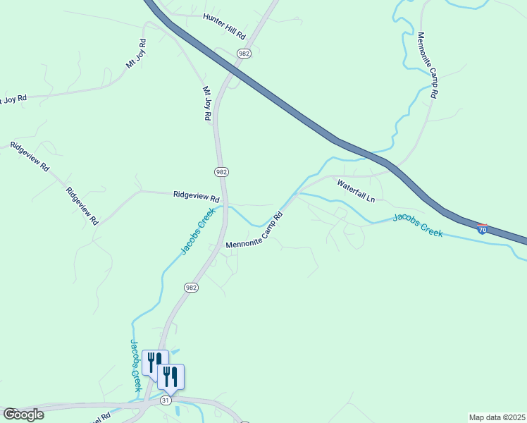 map of restaurants, bars, coffee shops, grocery stores, and more near 524 Creekside Lane in Mount Pleasant