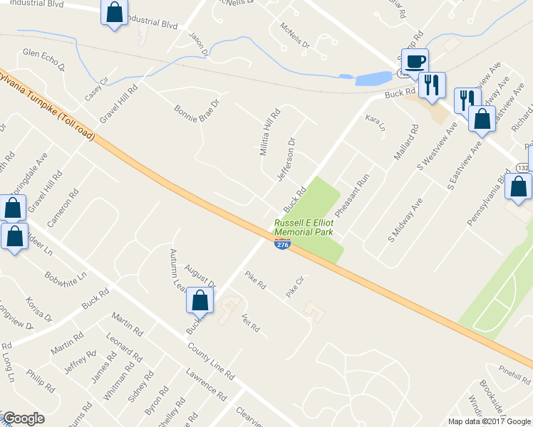 map of restaurants, bars, coffee shops, grocery stores, and more near 340 Concord Circle in Southampton