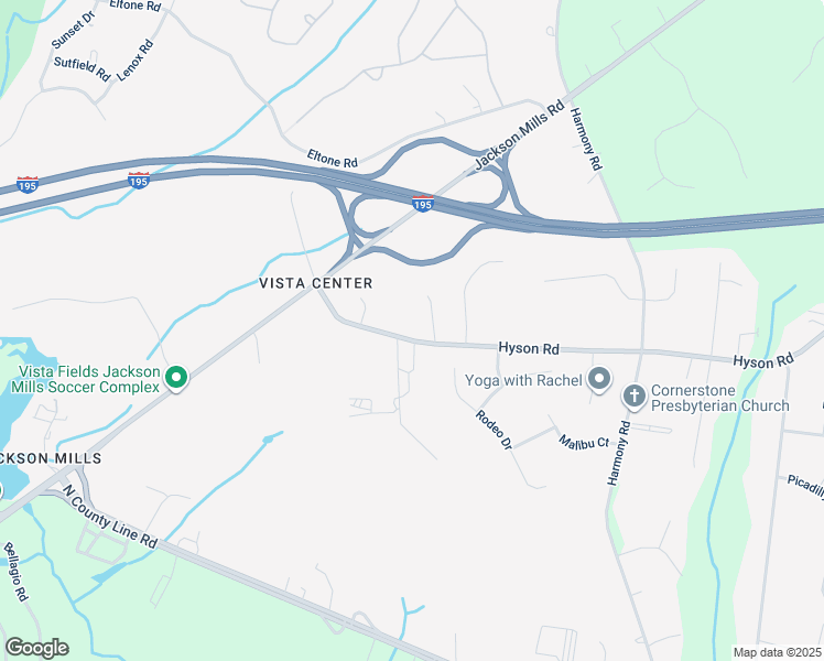 map of restaurants, bars, coffee shops, grocery stores, and more near 5 Michael Court in Jackson