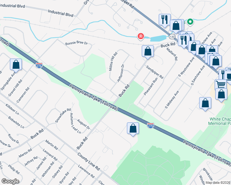 map of restaurants, bars, coffee shops, grocery stores, and more near 400 Militia Hill Road in Southampton
