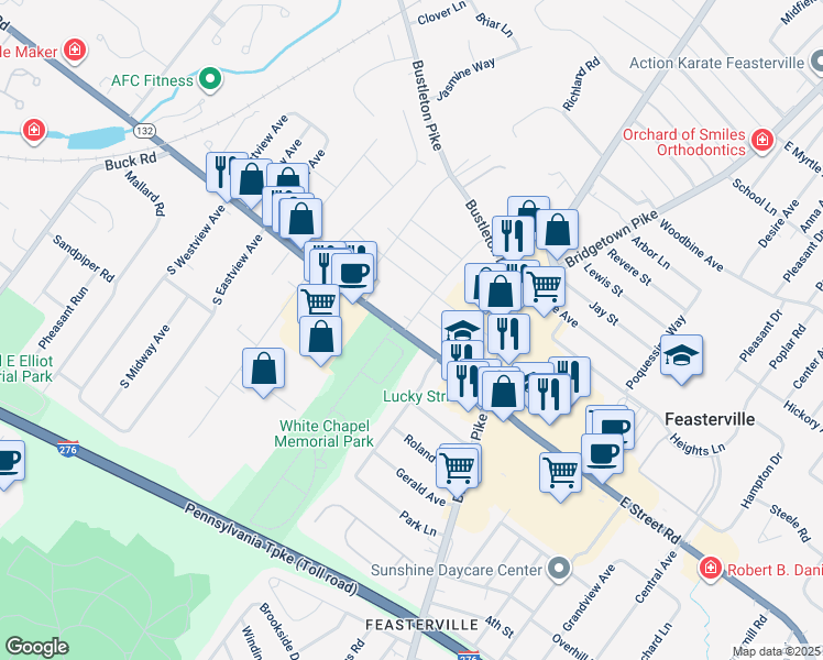 131 Street Road, FeastervilleTrevose PA Walk Score