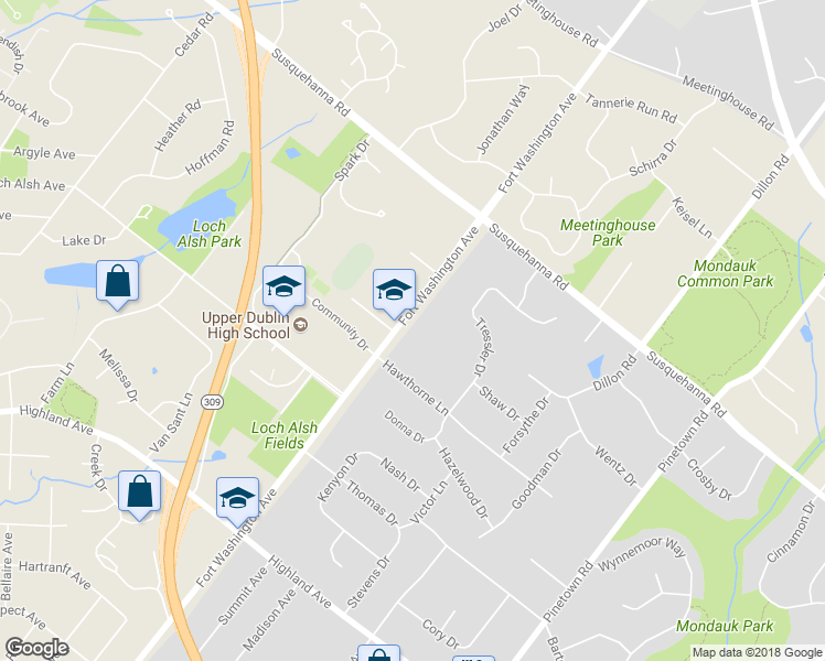map of restaurants, bars, coffee shops, grocery stores, and more near 1255 Fort Washington Avenue in Fort Washington