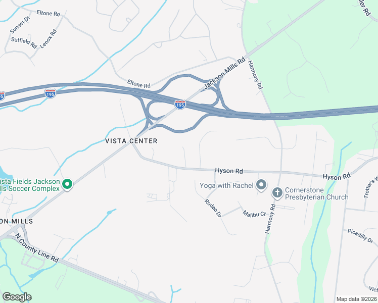 map of restaurants, bars, coffee shops, grocery stores, and more near 2 Michaels Court in Jackson Township