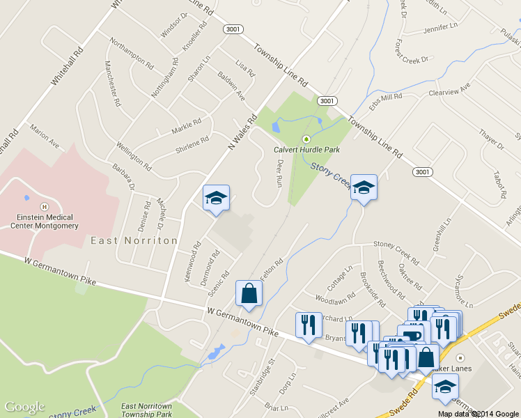 map of restaurants, bars, coffee shops, grocery stores, and more near 1106 Deer Run in Eagleville