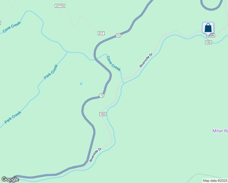 map of restaurants, bars, coffee shops, grocery stores, and more near 3154 Riverside Drive in Lyons