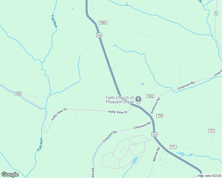 map of restaurants, bars, coffee shops, grocery stores, and more near 73704 Pleasant View Drive in Adena