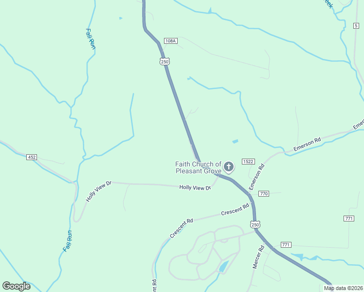 map of restaurants, bars, coffee shops, grocery stores, and more near 73704 Pleasant View Drive in Adena
