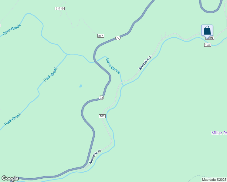 map of restaurants, bars, coffee shops, grocery stores, and more near 3154 Riverside Drive in Lyons