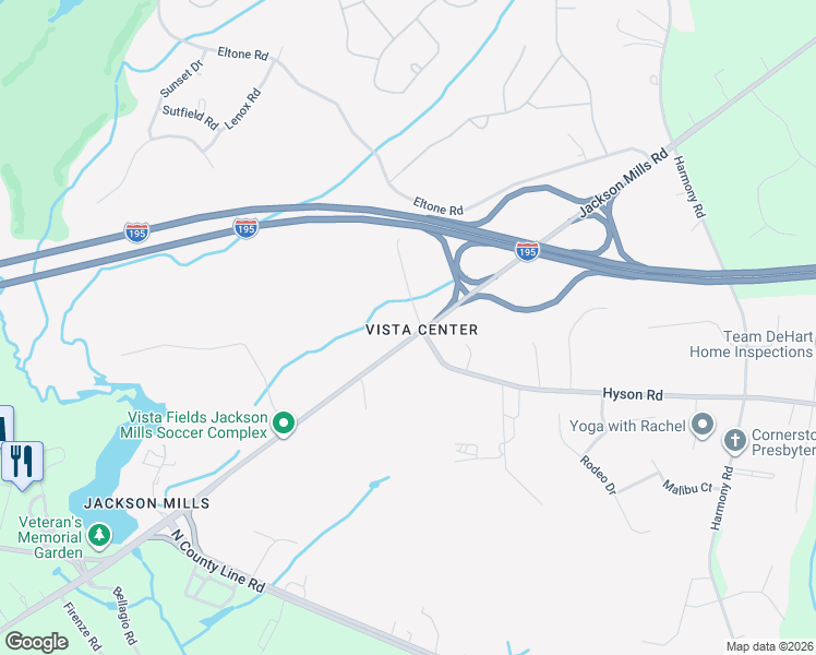 map of restaurants, bars, coffee shops, grocery stores, and more near in Jackson Township