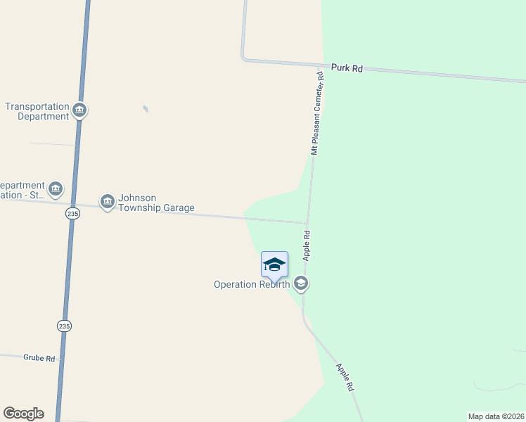 map of restaurants, bars, coffee shops, grocery stores, and more near 1775 Apple Road in Saint Paris