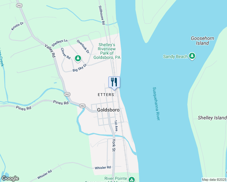 map of restaurants, bars, coffee shops, grocery stores, and more near 110 Railroad Street in Goldsboro