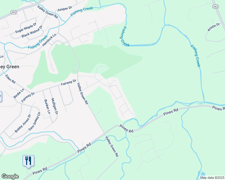 map of restaurants, bars, coffee shops, grocery stores, and more near 100 Byron Nelson Circle in Goldsboro