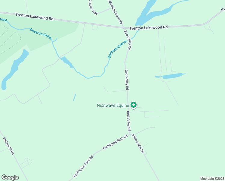 map of restaurants, bars, coffee shops, grocery stores, and more near 74 Red Valley Road in Upper Freehold