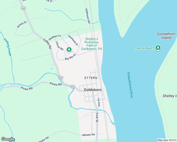 map of restaurants, bars, coffee shops, grocery stores, and more near 218 North York Street in Goldsboro