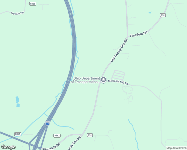 map of restaurants, bars, coffee shops, grocery stores, and more near 72497 Old Twenty One Road in Kimbolton