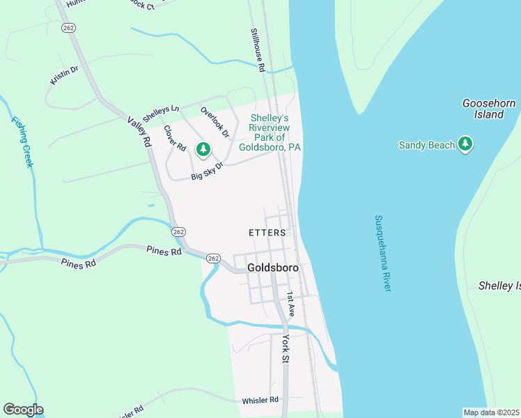 map of restaurants, bars, coffee shops, grocery stores, and more near 218 North York Street in Goldsboro