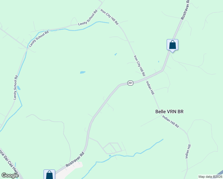 map of restaurants, bars, coffee shops, grocery stores, and more near 1239 Rostraver Road in Belle Vernon