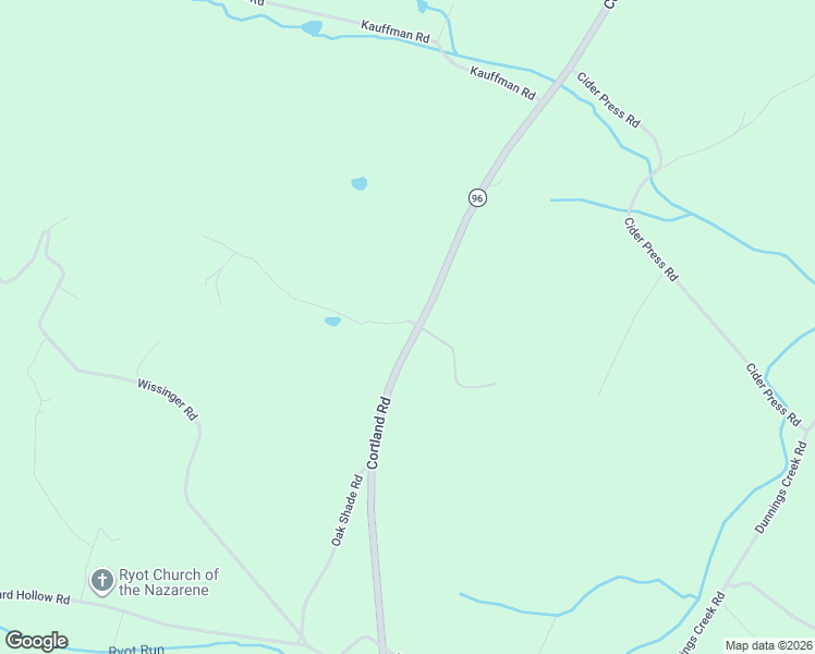 map of restaurants, bars, coffee shops, grocery stores, and more near 5880 Pennsylvania 96 in Pleasantville