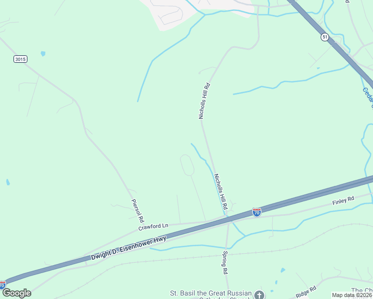 map of restaurants, bars, coffee shops, grocery stores, and more near 261 Nicholls Hill Road in Belle Vernon