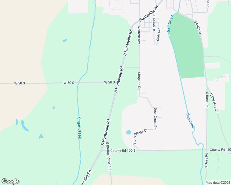 map of restaurants, bars, coffee shops, grocery stores, and more near 1023 South Huntsville Road in Winchester