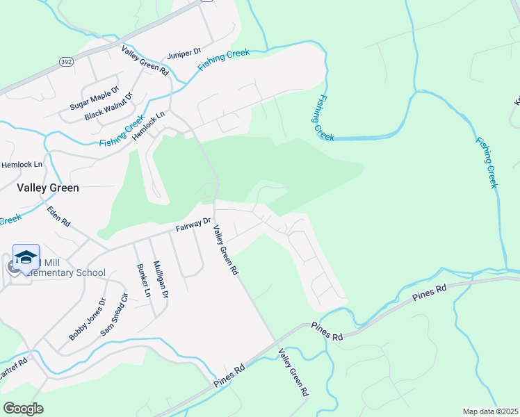 map of restaurants, bars, coffee shops, grocery stores, and more near 55 Hale Irwin Drive in Etters