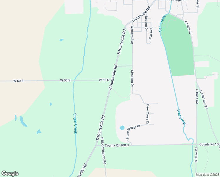 map of restaurants, bars, coffee shops, grocery stores, and more near 1023 South Huntsville Road in Winchester