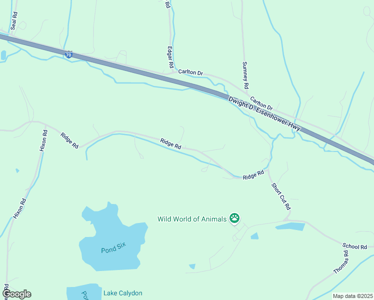 map of restaurants, bars, coffee shops, grocery stores, and more near 319 Ridge Road in Eighty Four