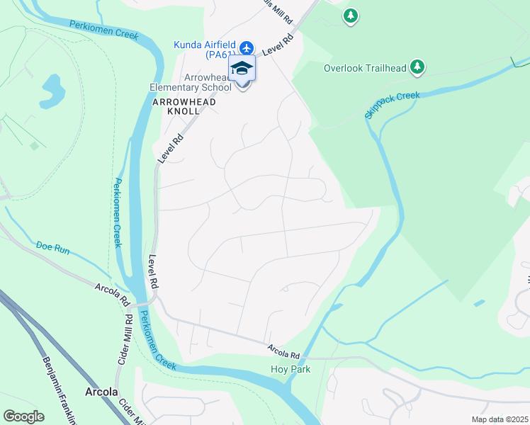 map of restaurants, bars, coffee shops, grocery stores, and more near 6024 Coldsprings Drive in Collegeville