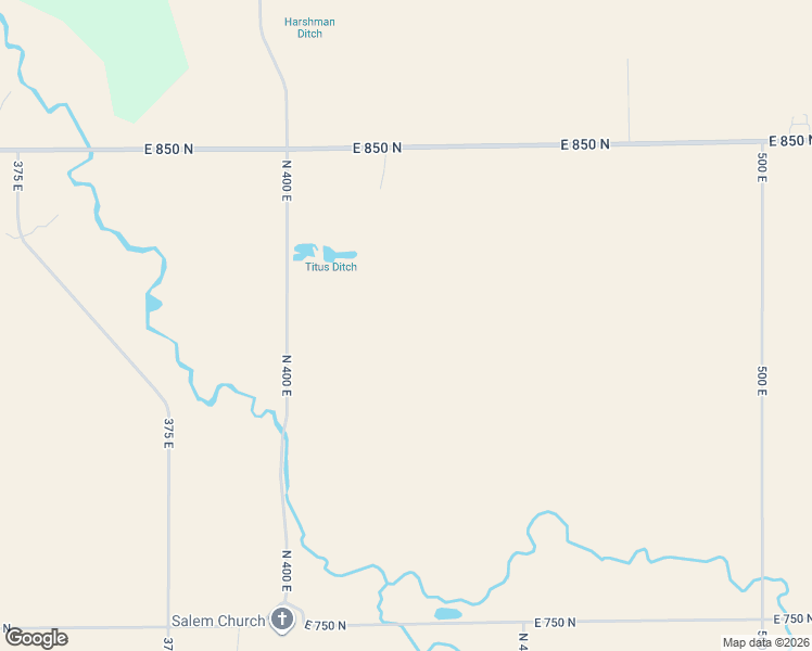 map of restaurants, bars, coffee shops, grocery stores, and more near 8201 North 400 East in Lebanon