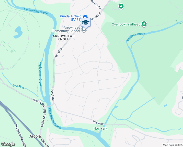 map of restaurants, bars, coffee shops, grocery stores, and more near 6024 Coldsprings Drive in Collegeville