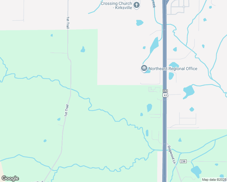 map of restaurants, bars, coffee shops, grocery stores, and more near in Kirksville