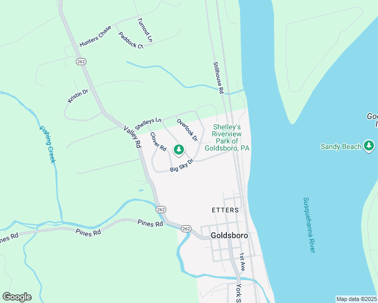 map of restaurants, bars, coffee shops, grocery stores, and more near 449 Shelleys Ln in Etters