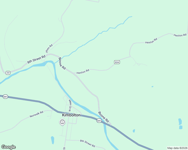 map of restaurants, bars, coffee shops, grocery stores, and more near 8859 Boone Road in Kimbolton