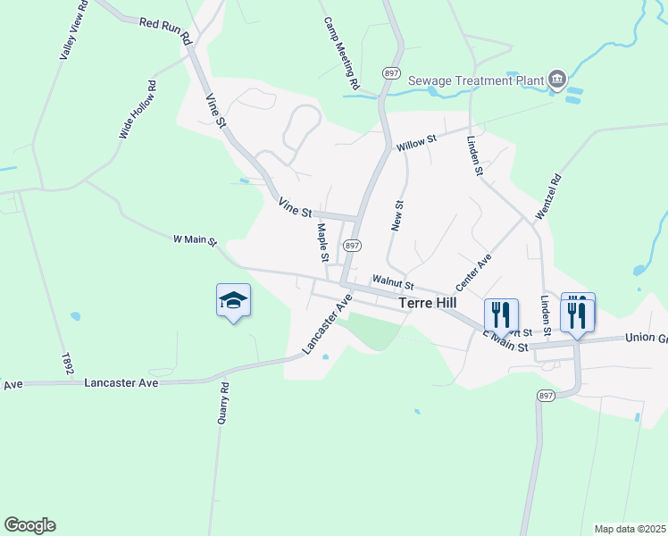 map of restaurants, bars, coffee shops, grocery stores, and more near in 