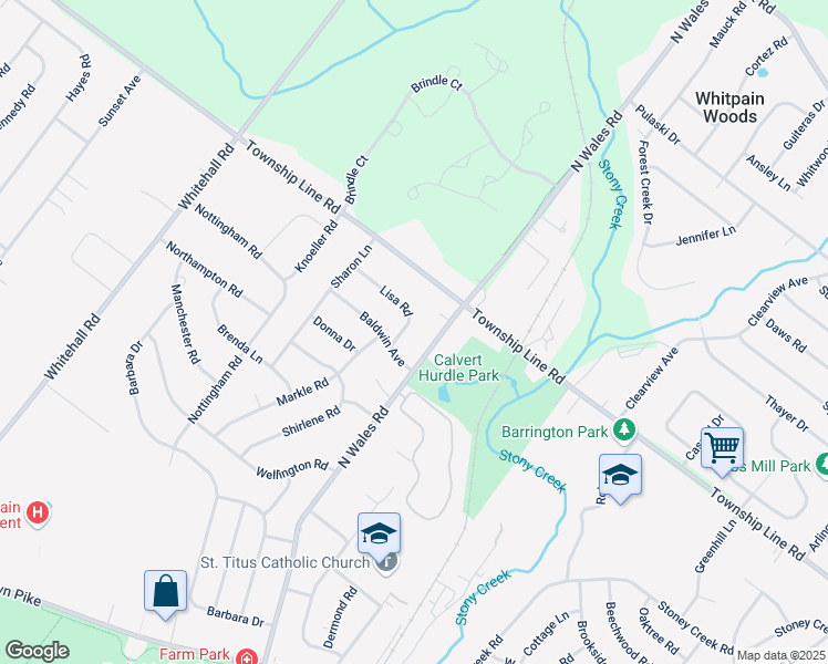map of restaurants, bars, coffee shops, grocery stores, and more near 600 Lisa Road in Eagleville