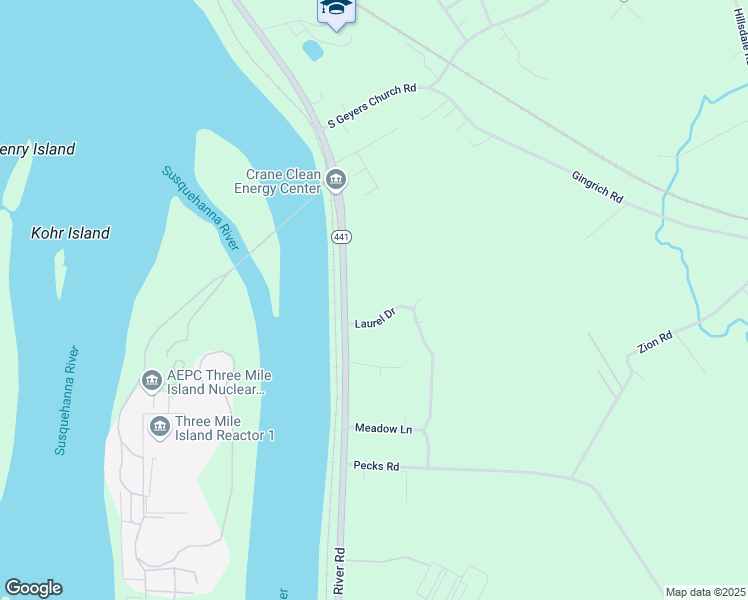 map of restaurants, bars, coffee shops, grocery stores, and more near 1030 Laurel Drive in Middletown