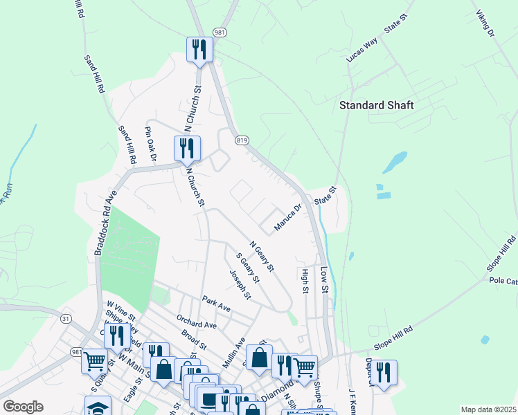 map of restaurants, bars, coffee shops, grocery stores, and more near 412 Jean Drive in Mount Pleasant
