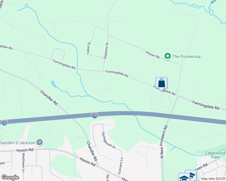 map of restaurants, bars, coffee shops, grocery stores, and more near 7 Kari Court in Jackson Township
