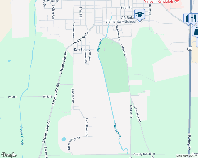 map of restaurants, bars, coffee shops, grocery stores, and more near in Winchester