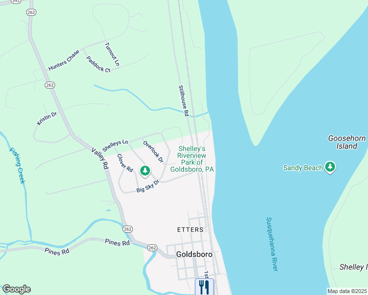 map of restaurants, bars, coffee shops, grocery stores, and more near 603 Hill Point Drive in Goldsboro