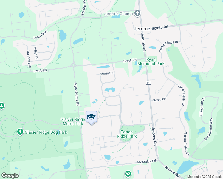 map of restaurants, bars, coffee shops, grocery stores, and more near 7240 Wilton Chase in Dublin