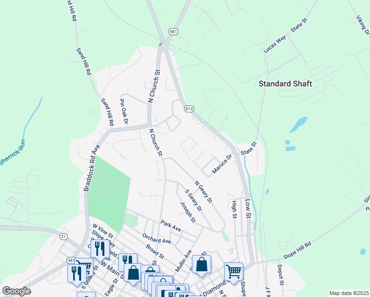 map of restaurants, bars, coffee shops, grocery stores, and more near 541 Renee Circle in Mount Pleasant